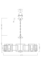 Подвесная люстра Maytoni H009PL-08G Подвесная люстра Maytoni H009PL-08G в интернет магазине Гет Лайт