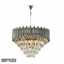Каскадная люстра iLamp P9510-8 NIC Фото Каскадная люстра iLamp P9510-8 NIC