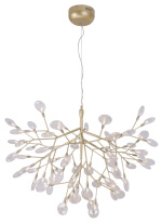Подвесная люстра Crystal Lux EVITA SP63 GOLD/TRANSPARENT Фото Подвесная люстра Crystal Lux EVITA SP63 GOLD/TRANSPARENT