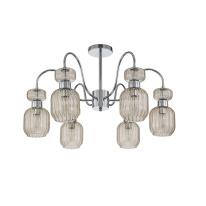 Люстра на штанге Escada 1141/6PL Chrome/Beige в интернет магазине Гет Лайт