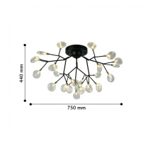Купить с доставкой по Москве и России Накладная люстра F-Promo 2480-9U