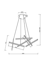 Подвесной светильник Maytoni MOD016PL-L80WK Подвесной светильник Maytoni MOD016PL-L80WK в интернет магазине Гет Лайт