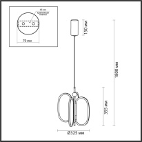 Подвесной светильник Odeon Light 6665/38L Купить Подвесной светильник Odeon Light 6665/38L