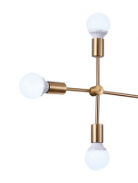 Купить Люстра на штанге Natali Kovaltseva LOFT LUX 75130/6C GOLD