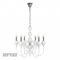 Фото Подвесная люстра iLamp 88003-6 WH