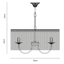Подвесная люстра ARTE Lamp A9446SP-6WG в интернет магазине Гет Лайт
