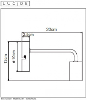 Цена на Бра LUCIDE 45265/01/30