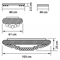 Цена на Накладная люстра Lightstar 704212