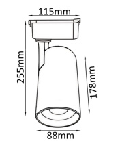 Светильник на шине Crystal Lux CLT 0.31 006 40W BL Купить Светильник на шине Crystal Lux CLT 0.31 006 40W BL
