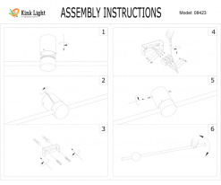 Купить Бра Kink Light 08423-100,02