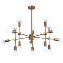 Фото Люстра на штанге Natali Kovaltseva LOFT LUX 75130/12C GOLD