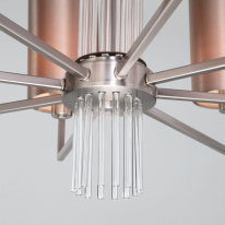 Цена на Подвесная люстра Eurosvet 60134/8 никель