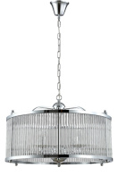 Подвесная люстра Crystal Lux TADEO SP6 D600 CHROME/TRANSPARENTE Фото Подвесная люстра Crystal Lux TADEO SP6 D600 CHROME/TRANSPARENTE