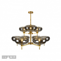 Люстра на штанге iLamp 6607/9 GD в интернет магазине Гет Лайт