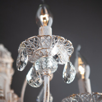 Купить Бра Eurosvet 3305/3 белый с золотом/прозрачный хрусталь Strotskis