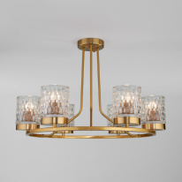 Фото Люстра на штанге Eurosvet 60127/6 латунь