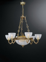 Подвесная люстра Reccagni Angelo L 6352/6+3 Фото Подвесная люстра Reccagni Angelo L 6352/6+3