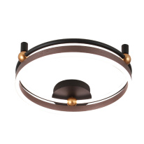 Купить Накладной светильник Crystal Lux FERNANDO PL48W LED COFFEE/BLACK