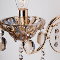 Купить Бра Eurosvet 10025/1 золото/тонированный хрусталь Strotskis