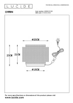 Настольная лампа LUCIDE 02504/01/30 Настольная лампа LUCIDE 02504/01/30 в интернет магазине Гет Лайт