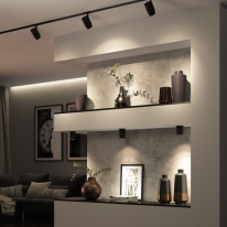 Светильник на шине Elektrostandard Cors чёрный матовый 10W 4200K (85513/01) однофазный в интернет магазине Гет Лайт