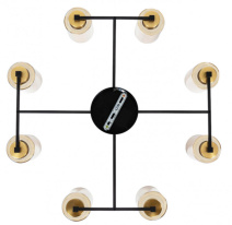 Купить с доставкой по Москве и России Накладная люстра ARTE Lamp A7027PL-8BK