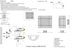 Бра Crystal Lux AURELIO AP2 GOLD+CHROME/TRANSPARENT в интернет магазине Гет Лайт