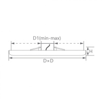 Купить с доставкой по Москве и России Встраиваемый светильник Feron 41569
