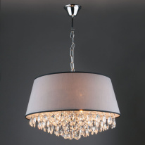 Купить Подвесная люстра Eurosvet 10092/5 хром/прозрачный хрусталь Strotskis