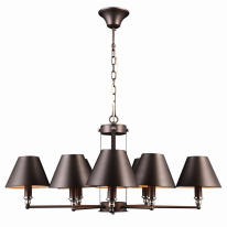 Фото Подвесная люстра Natali Kovaltseva Marquis 81000-8C GRAY BRASS