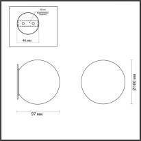 Бра Odeon Light 6684/5CL Купить Бра Odeon Light 6684/5CL