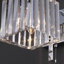 Купить с доставкой по Москве и России Бра Eurosvet 10126/1 хром/прозрачный хрусталь Strotskis (10117/1)