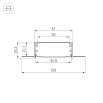 Купить Профиль Arlight 046410