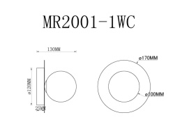 Бра MyFar MR2001-1WC Купить с доставкой по Москве и России Бра MyFar MR2001-1WC