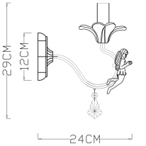 Бра ARTE Lamp A5349AP-1WH Купить Бра ARTE Lamp A5349AP-1WH