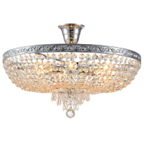 Фото Люстра на штанге Natali Kovaltseva ROCOCO 81407/8C CHROME