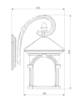 Купить Светильник настенный Elektrostandard Corvus D капучино (GL 1021D)