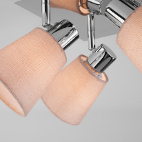 Купить Накладной светильник Eurosvet 20080/4 хром/бежевый