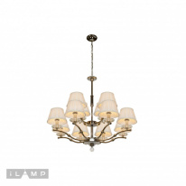 Подвесная люстра iLamp 85125/8+4 CR в интернет магазине Гет Лайт