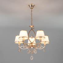Купить Подвесная люстра Eurosvet 60091/5 перламутровое золото