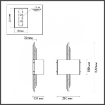 Бра Odeon Light 4895/2WA Купить с доставкой по Москве и России Бра Odeon Light 4895/2WA