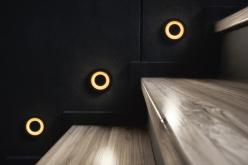 Купить с доставкой по Москве и России Светильник для ступеней Maytoni O037-L3B3K