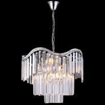 Каскадная люстра Natali Kovaltseva ANGEL 81429/6C CHROME в интернет магазине Гет Лайт