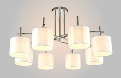 Цена на Люстра на штанге Crystal Lux SERGIO PL8 NICKEL