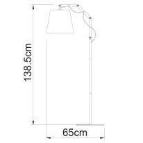 Торшер ARTE Lamp A5700PN-1WH Торшер ARTE Lamp A5700PN-1WH в интернет магазине Гет Лайт