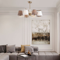 Цена на Люстра на штанге Eurosvet 60149/8 латунь