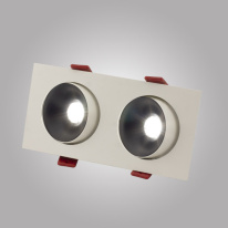 Купить с доставкой по Москве и России Встраиваемый светильник AM Group AM480-2 BK+WH 15,4W