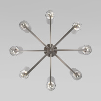 Купить Люстра на штанге Eurosvet 60138/8 сатин-никель