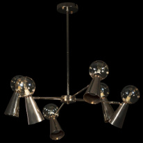 Люстра на штанге LOFT IT 10046/6 Gold в интернет магазине Гет Лайт