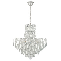 Подвесная люстра AM Group MONICA SP4 SILVER Фото Подвесная люстра AM Group MONICA SP4 SILVER